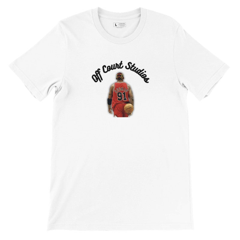 “Rebel Energy” Premium Tee — Dennis Rodman Edition – Off Court Studios